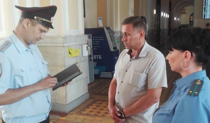 Мичуринские транспортные полицейские провели профилактическую акцию "Узнай свой